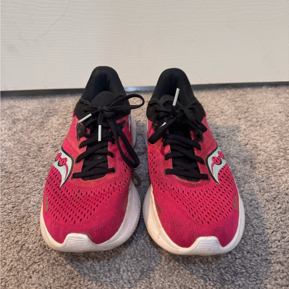 Saucony Women’s Running Shoes - Hot Pink, Blue and Black